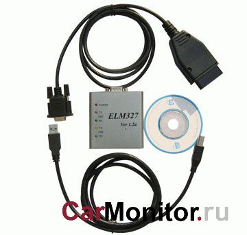 Универсальный адаптер ELM 327 V1.5 USB FTDI для диагностики OBD2